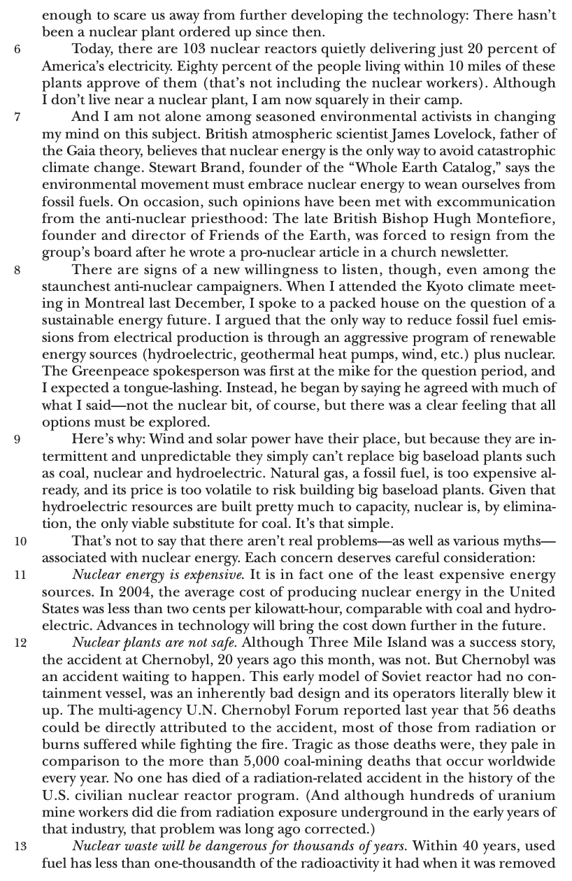 PATRICK MOORE Going Nuclear Patrick Moore was