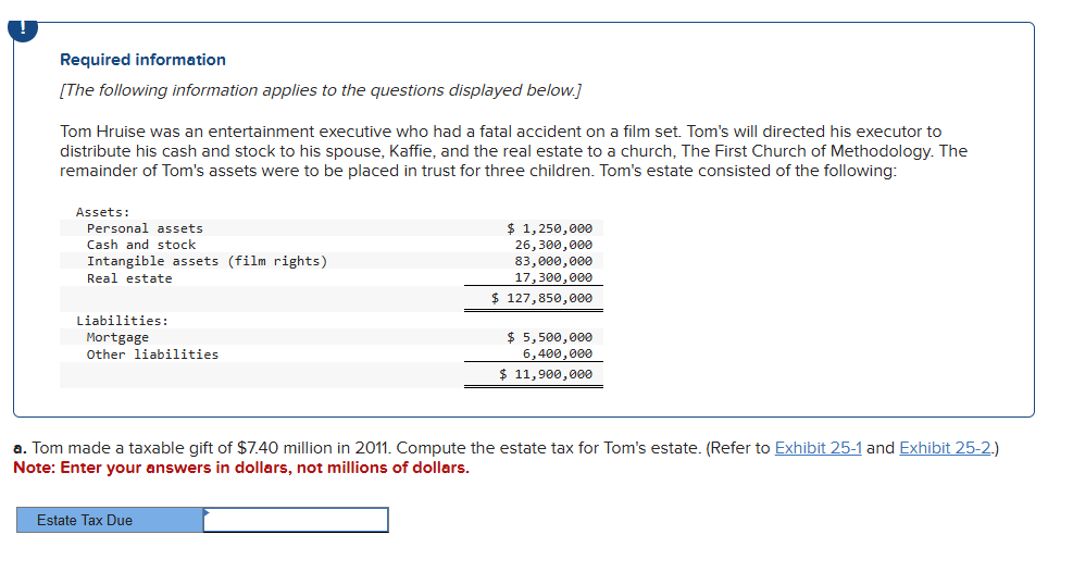 Required information [The following information