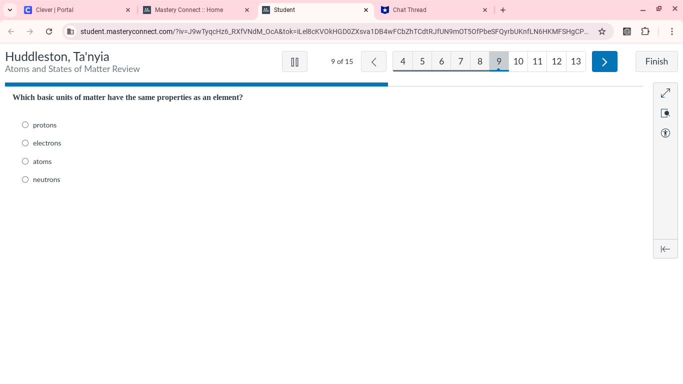 w C Clever | Portal * * Mastery Connect :: Home X