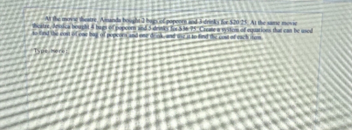 At the movie theatre, Amanda bought 2 bagsof