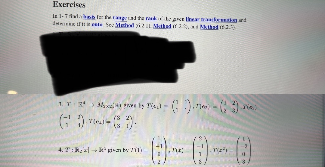 Please only do question 3 thanks Exercises In 1-