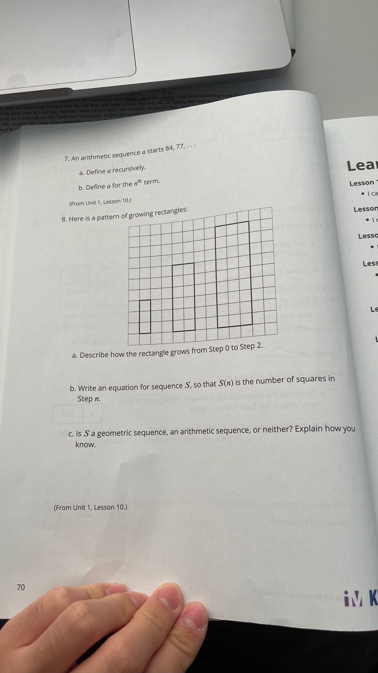 Lesson 11 Practice Problems 4. Here is a graph of