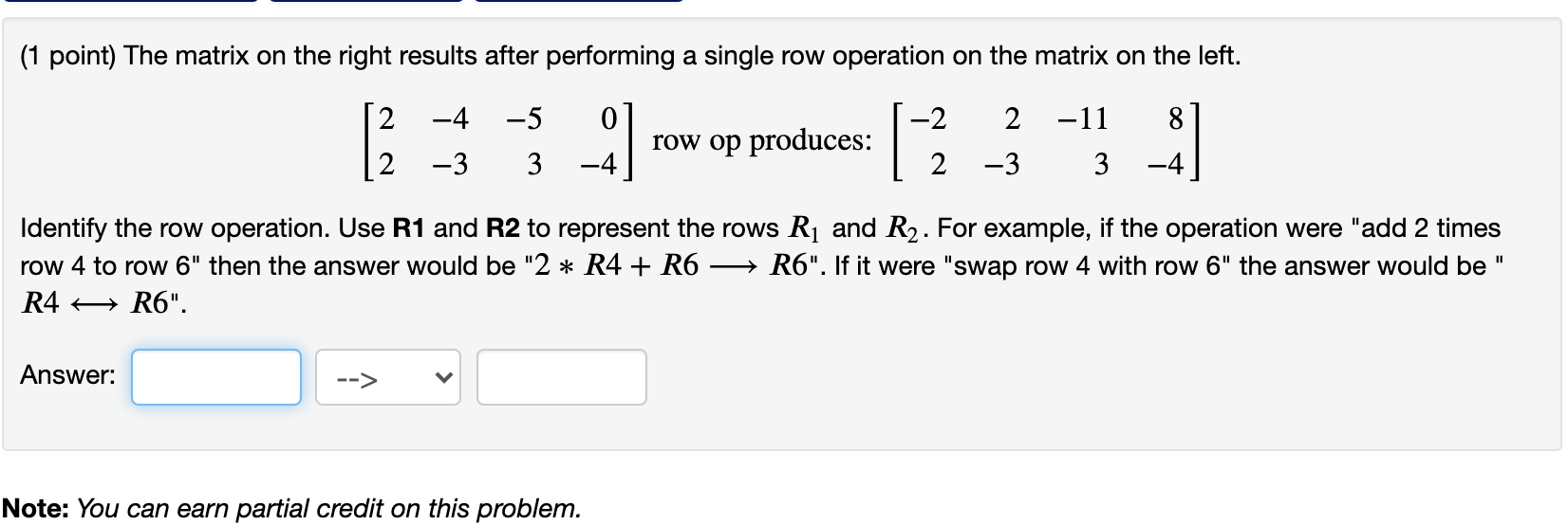answer pls (1 point) If the linear system has