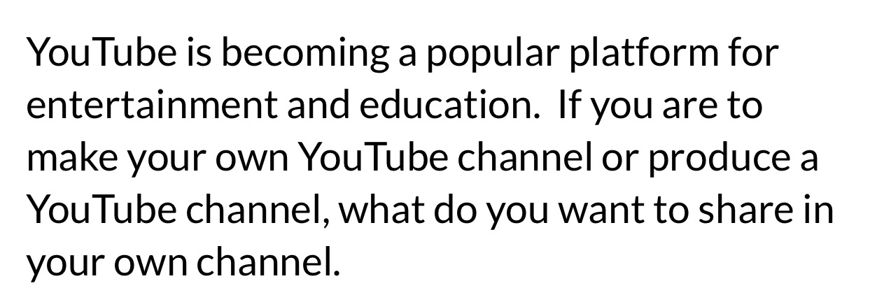 You Tube is becoming a popular platform for