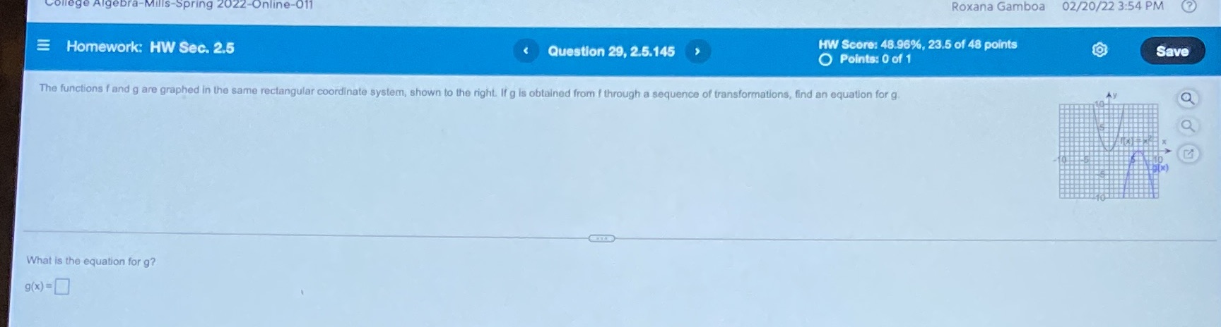 Is-Spring 2022-Online-011 Roxana Gamboa 02/20/22