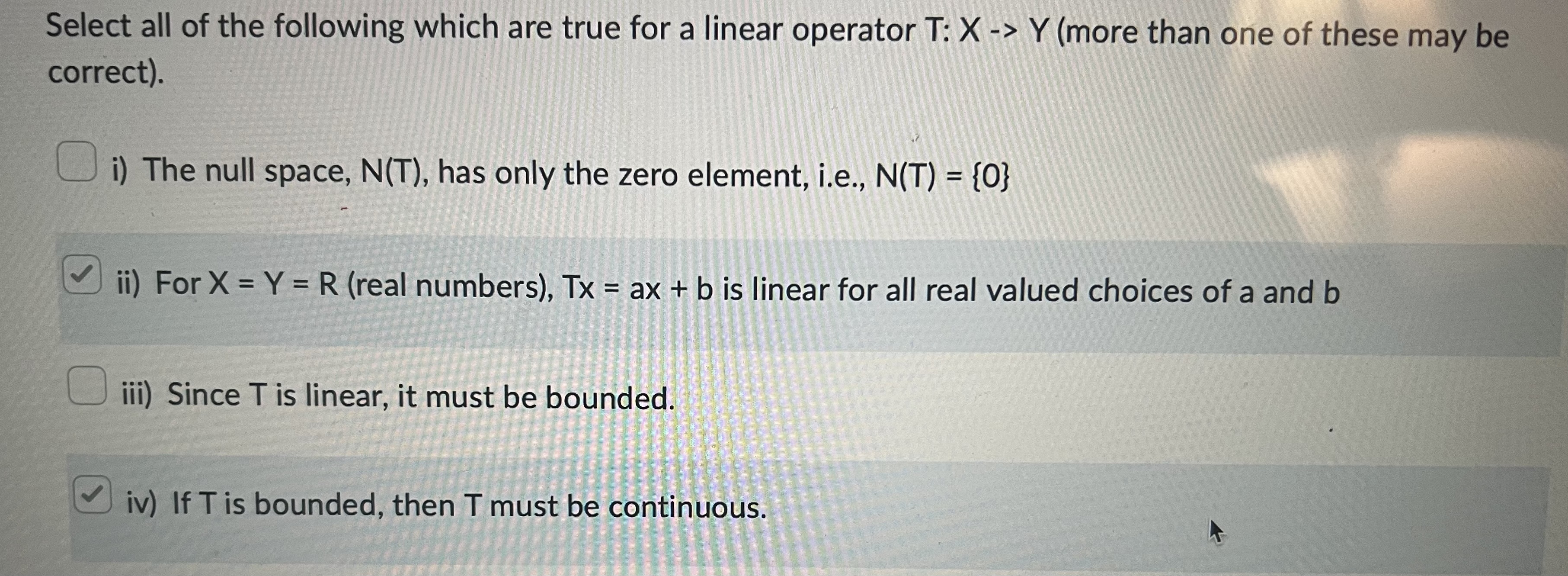 Select all of the following which are true for a