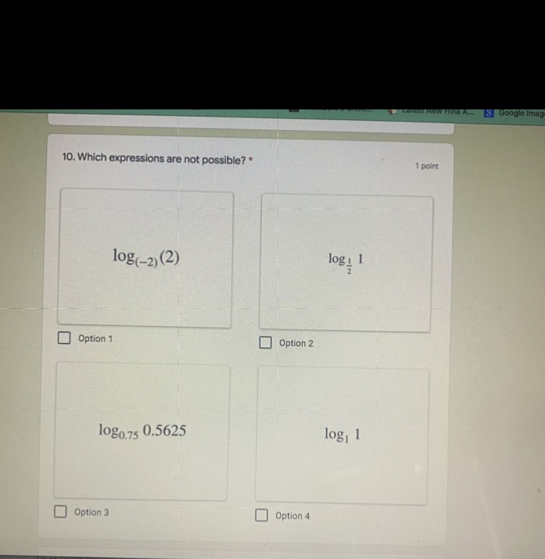 This question is from logarithmic functions