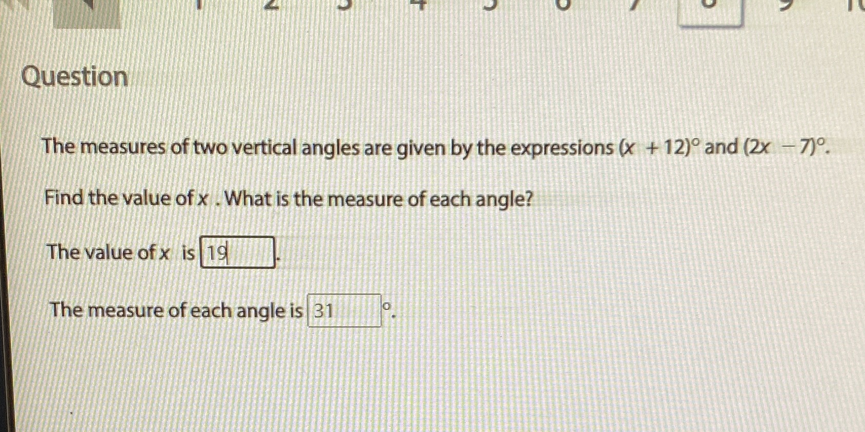 Answer the following question Question The