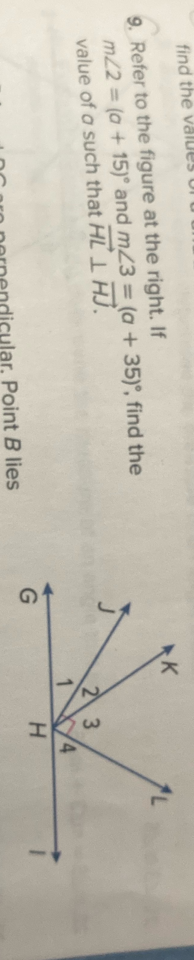 find the V 9. Refer to the figure at the right.