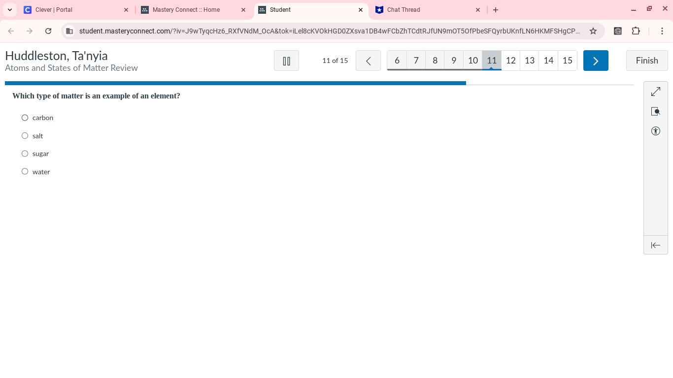 w C Clever | Portal * * Mastery Connect :: Home X