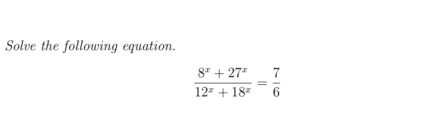 Please answer Solve the following equation. 8* +