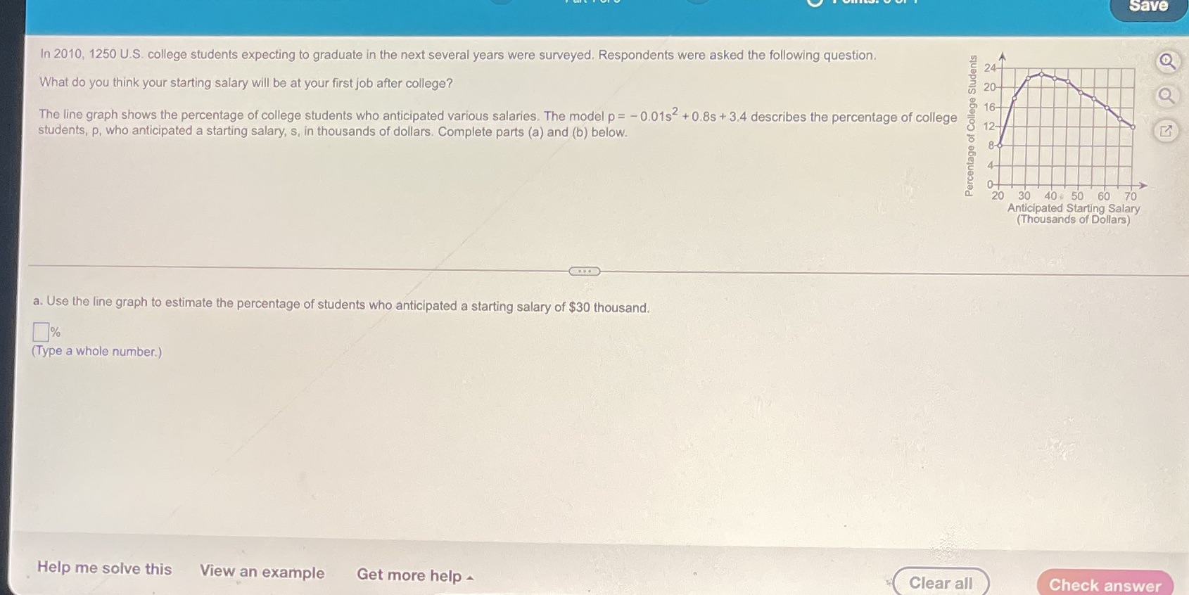 Save In 2010, 1250 U.S. college students