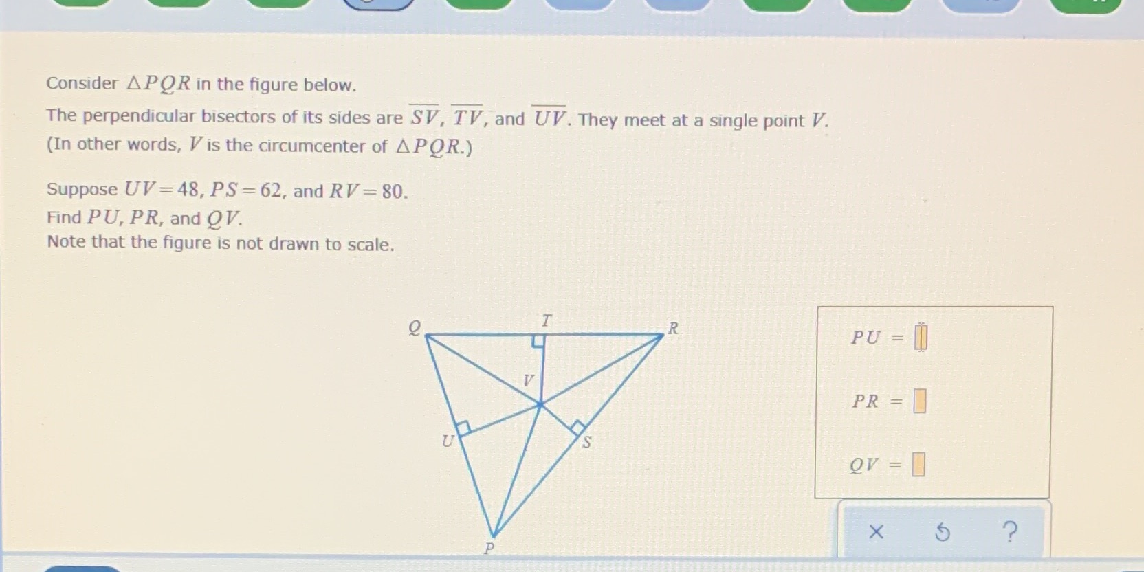 Consider APQR in the figure below. The