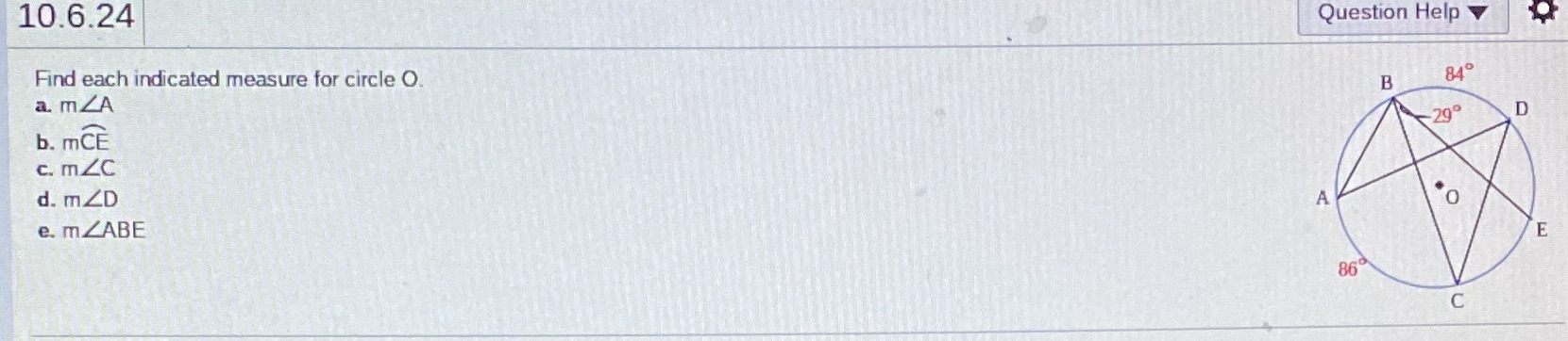 Question 11.2 10.6.24 Question Help Find each