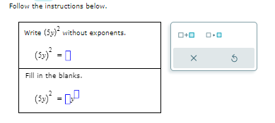 Follow the instructions below. Write (5v) without
