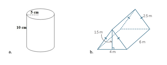 1.Find the area of each figure to the nearest
