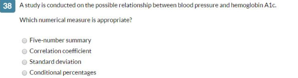 38 A study is conducted on the possible