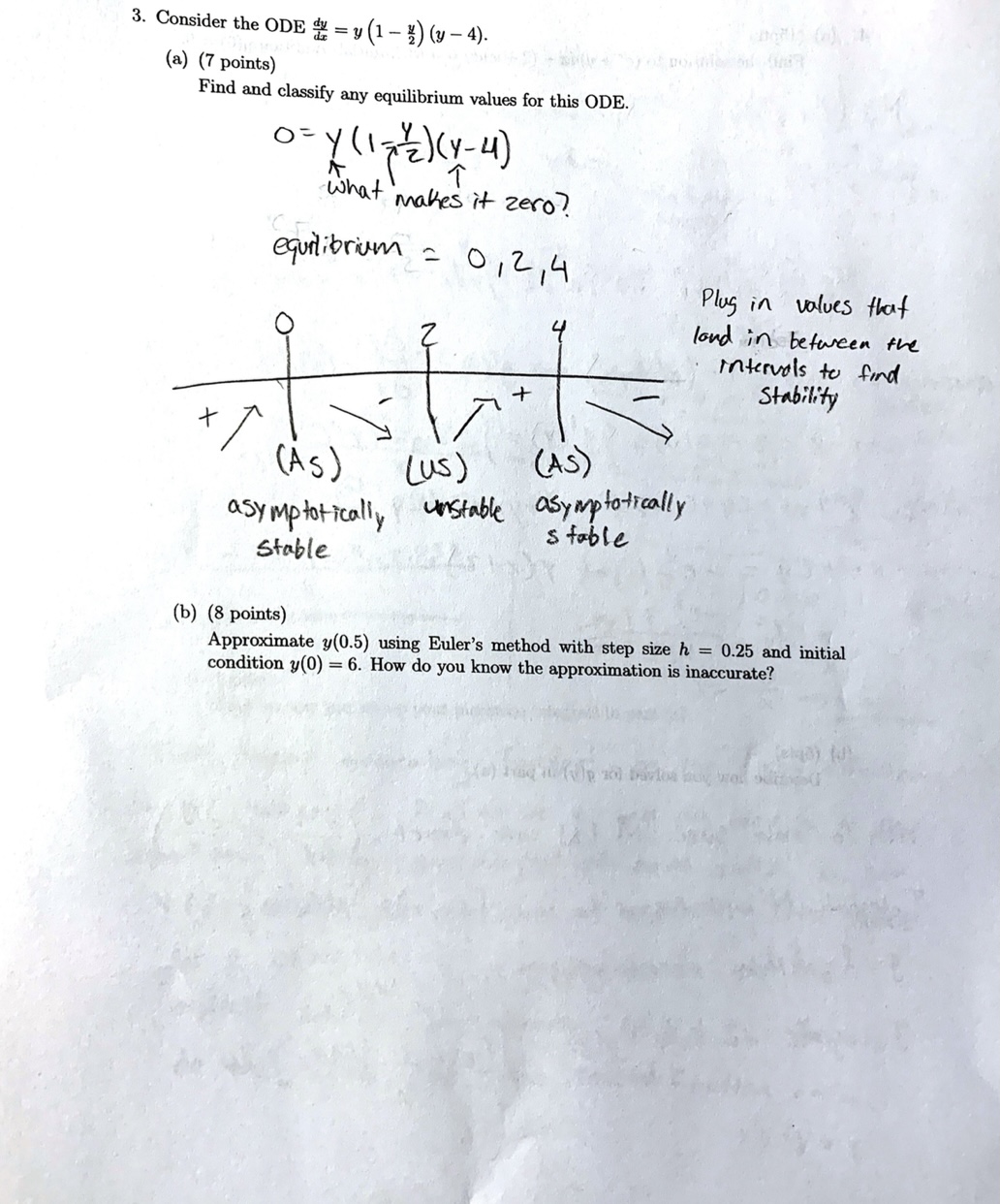 I need some help with this question, please. 3.