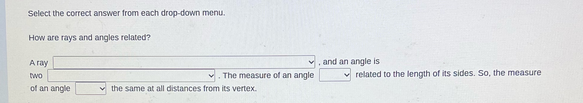 Select the correct answer from each drop-down