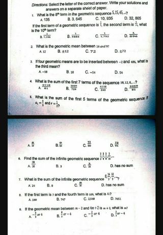 Directions Select the litter of the correct