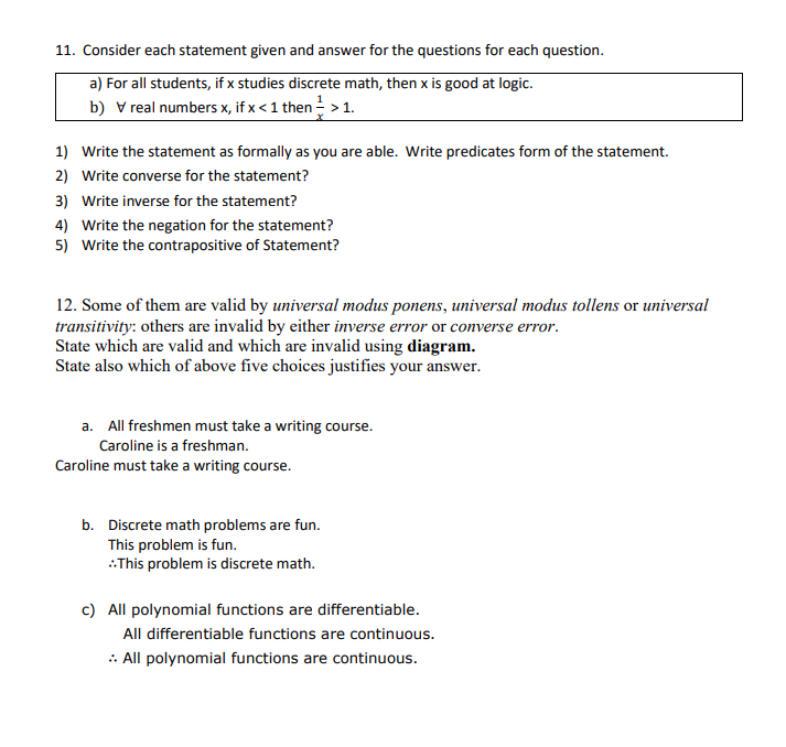 E. a. Are ,0 -> o and "p v o logically