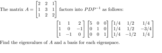 Linear Elementary Algebra 2 2 The matrix A = 1 3