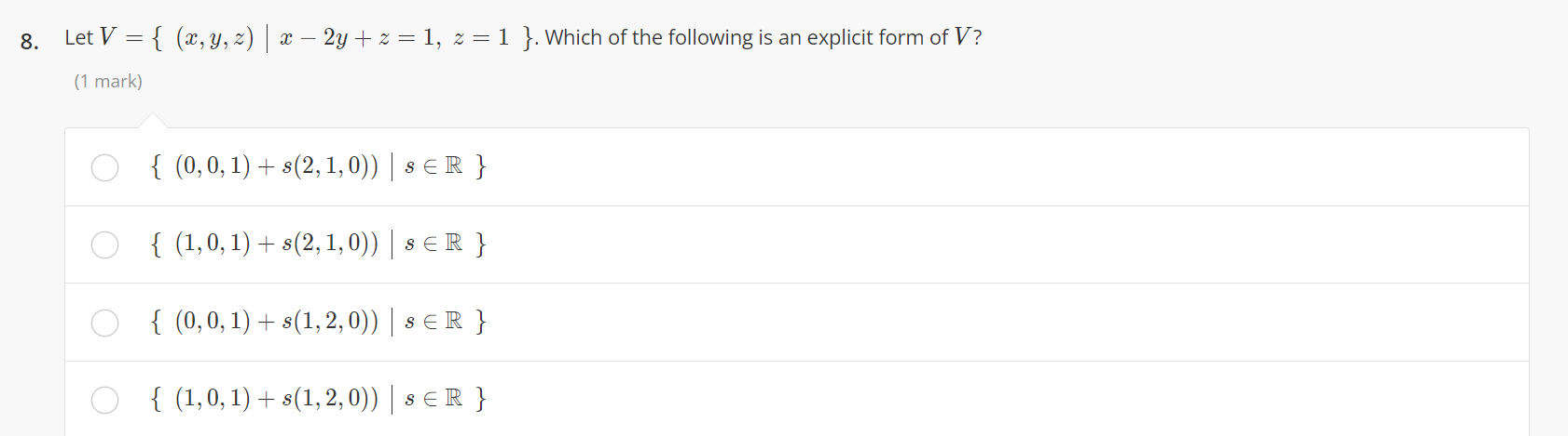 3. Fill in the blanks (1 mark) Let A, B, and C be