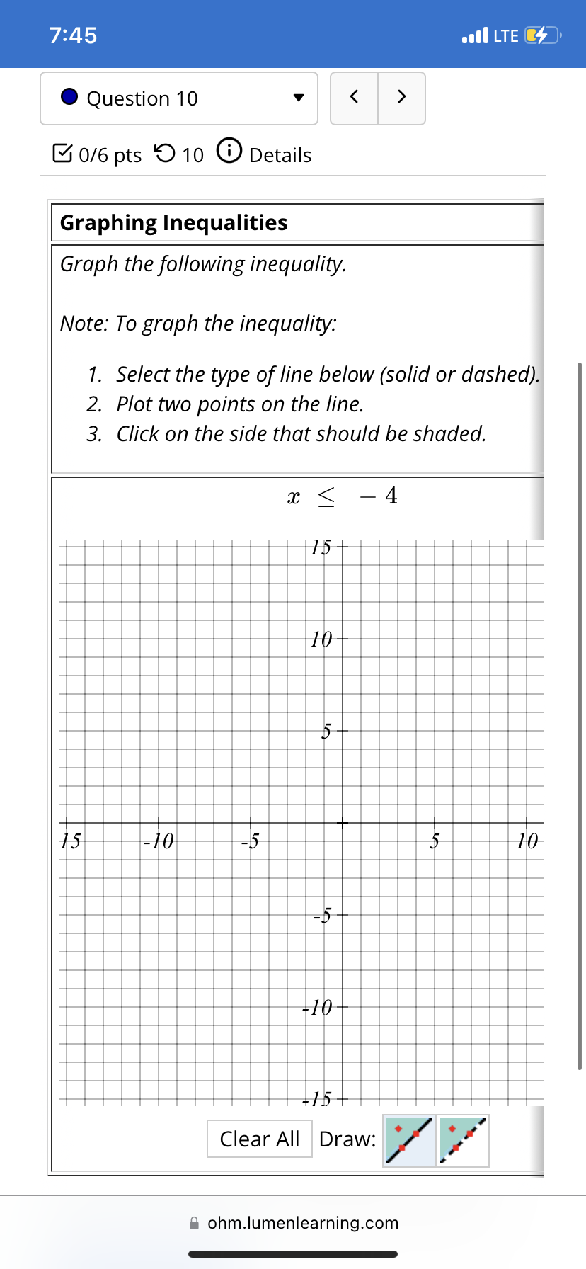 7:45 .. LTE 4 Home > Math 101.07 - Colon (Spring