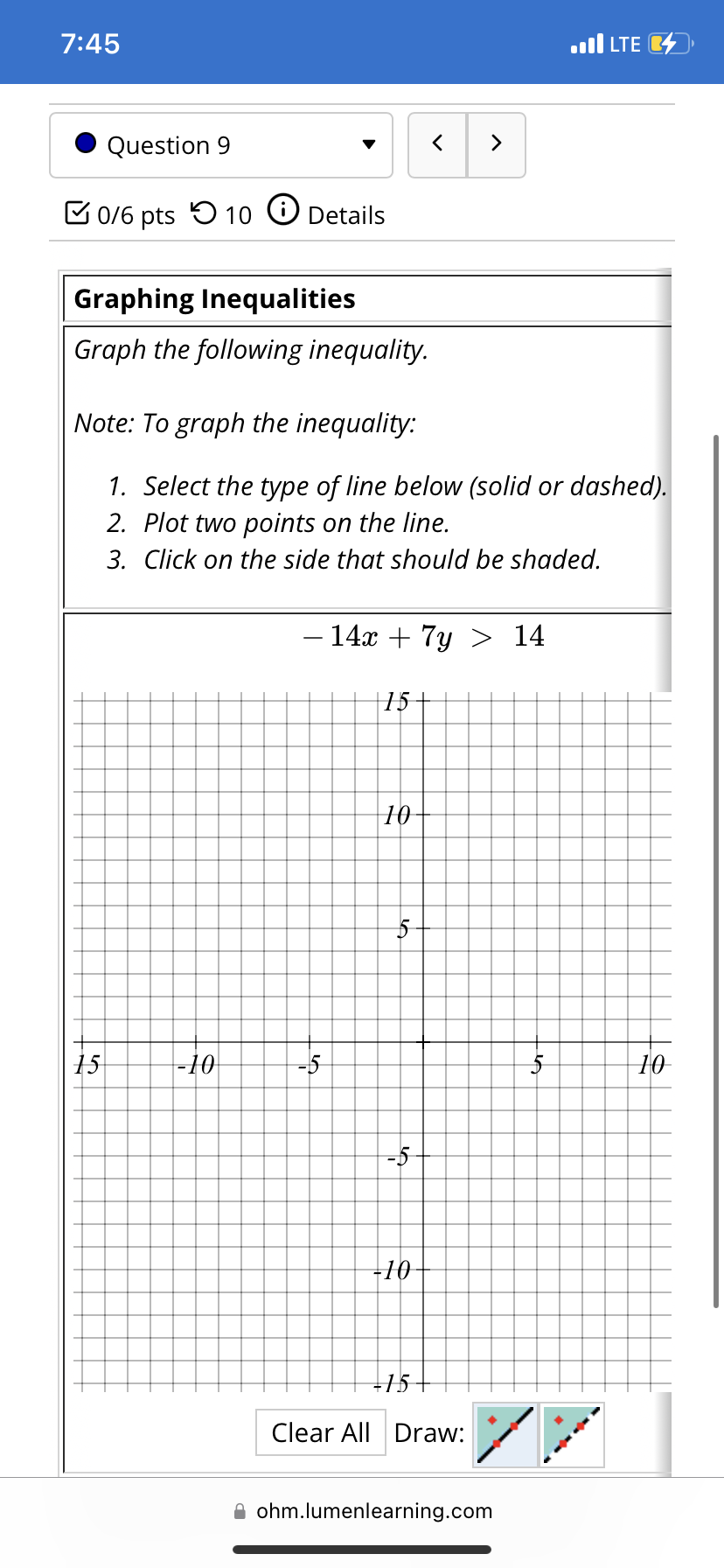7:45 .. LTE 4 Home > Math 101.07 - Colon (Spring