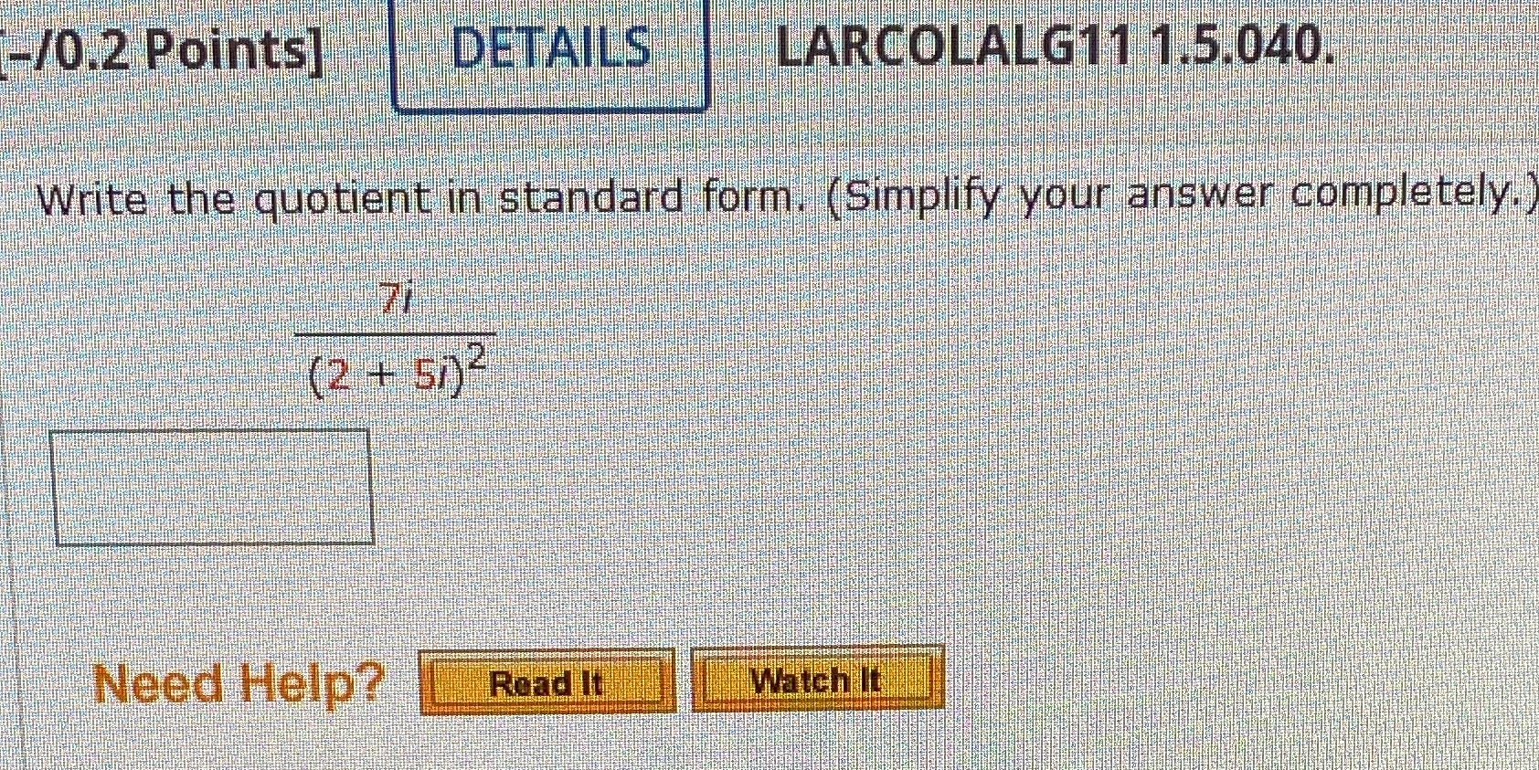 Please show work so I can learn how to solve