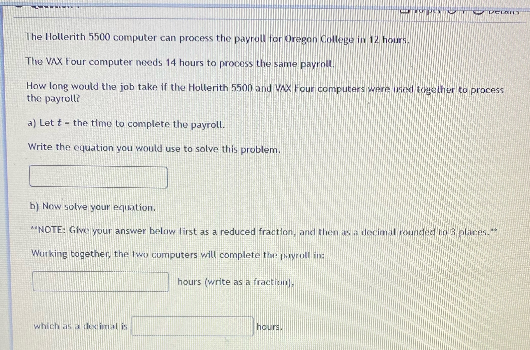 U To pee DELaTO The Hollerith 5500 computer can