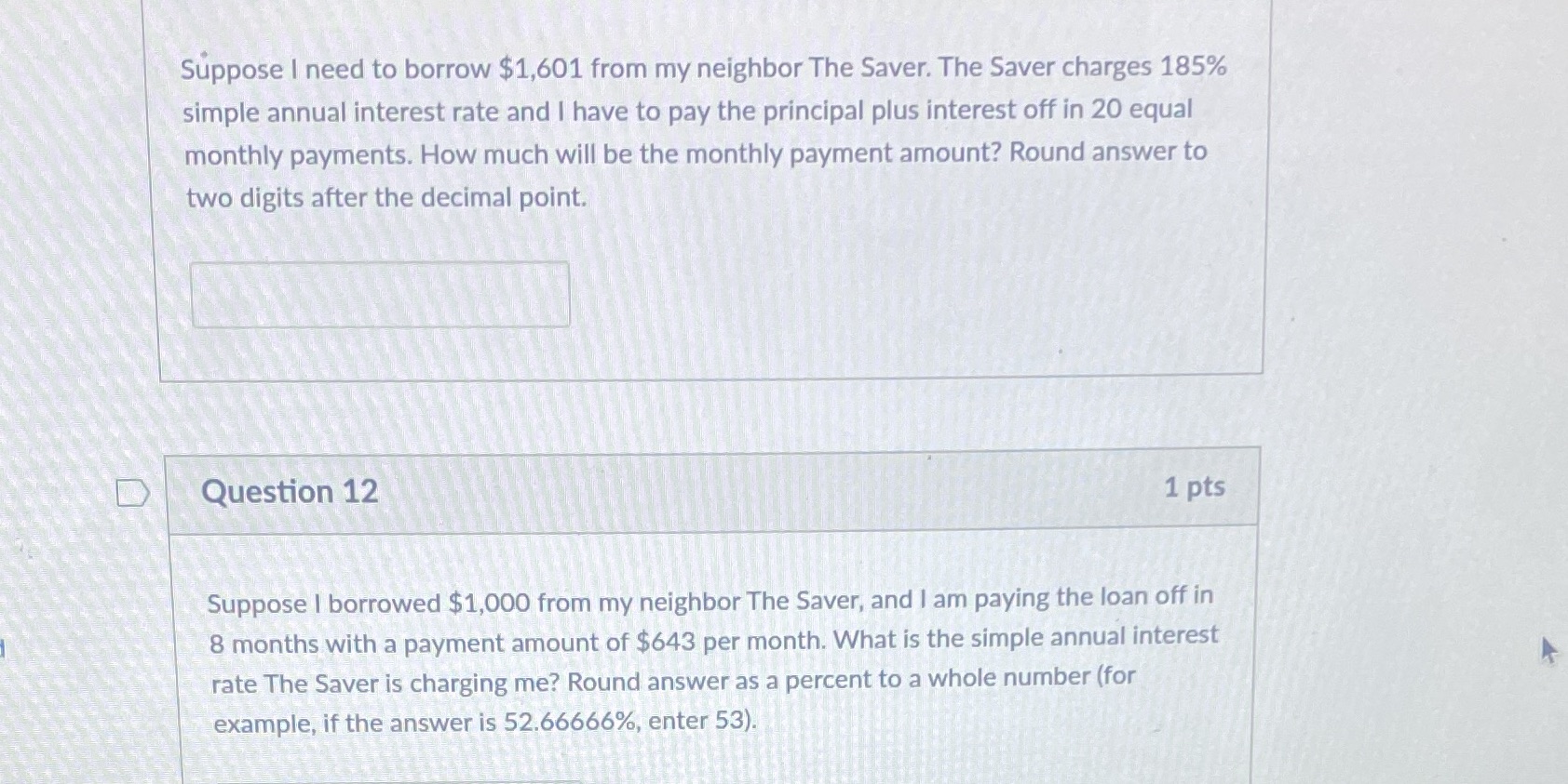 Can you please solve the two problems Suppose I