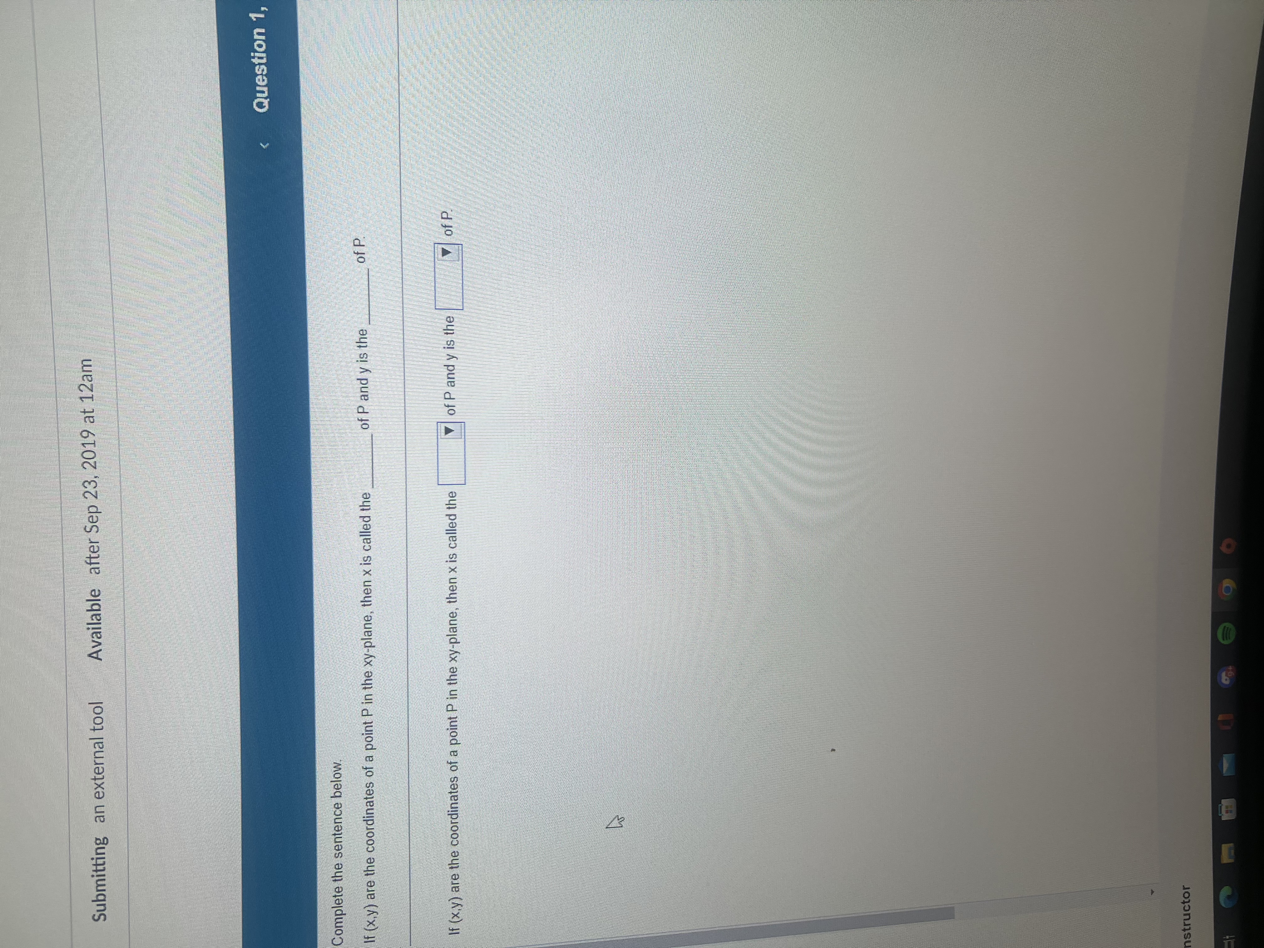 Submitting an external tool Available after Sep
