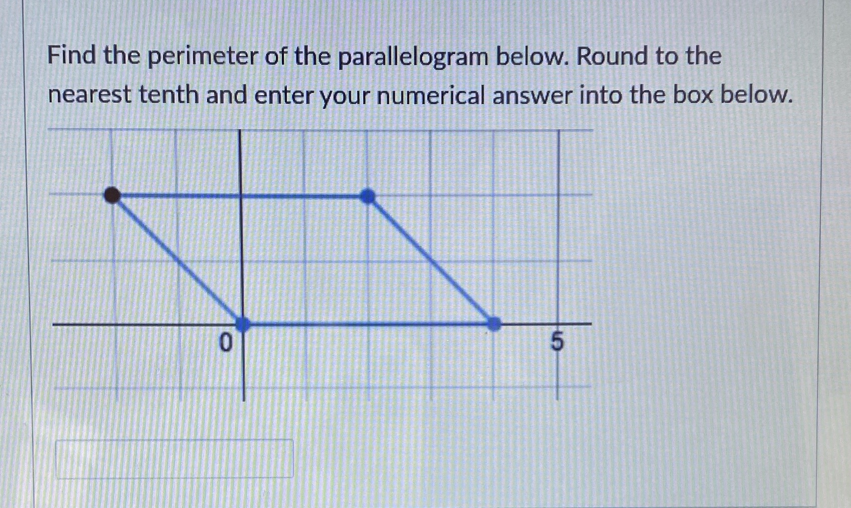 Please help? Find the perimeter of the