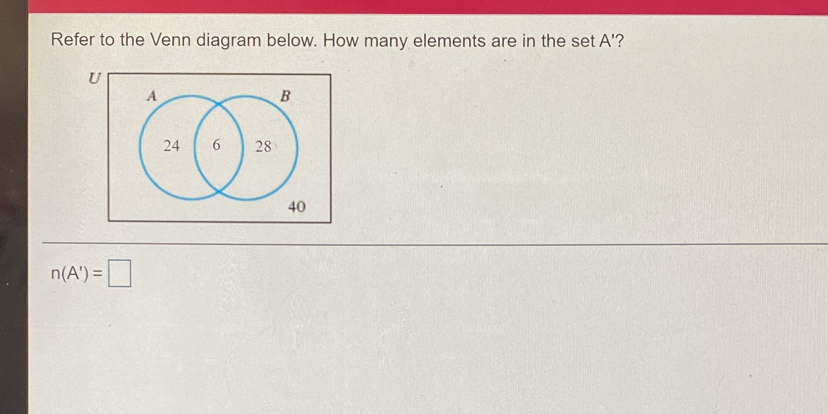 Refer to the Venn diagram below. How many