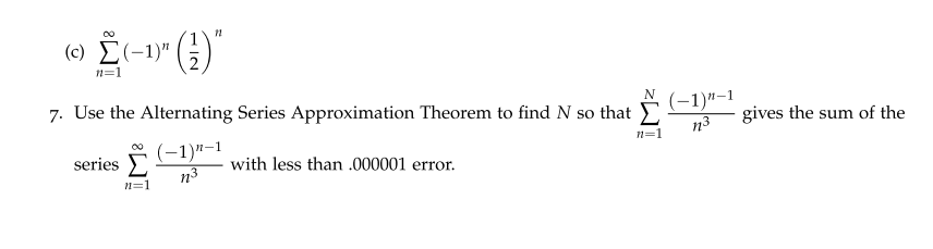 Please show work! 1. Diverge or converge