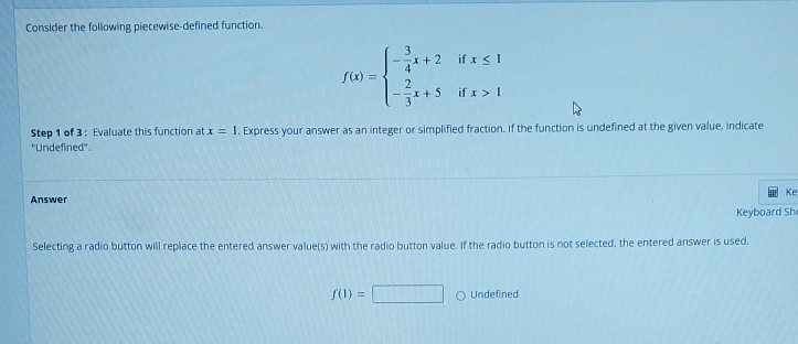 Consider the following piecewise-defined