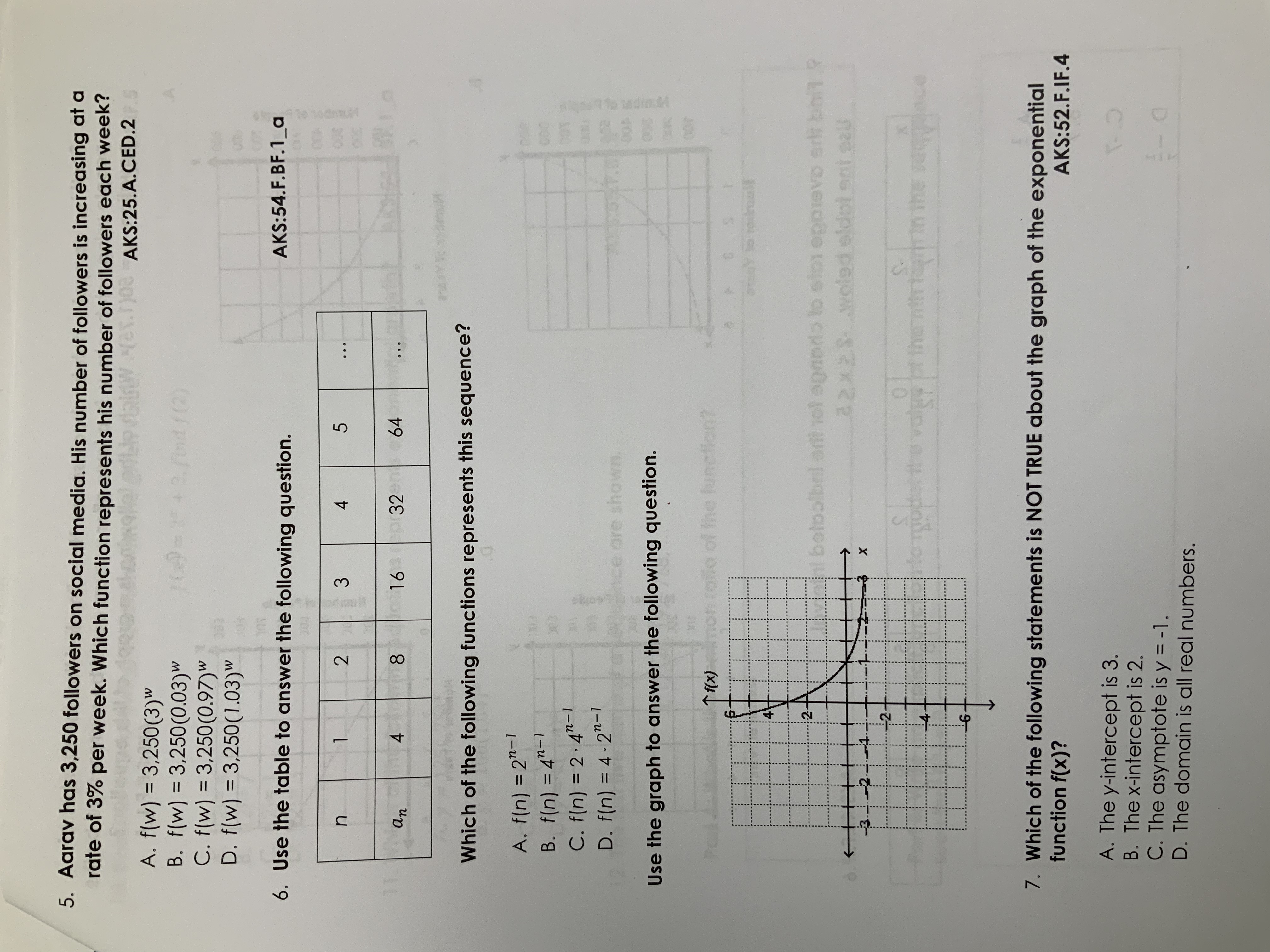 Date: LE Algebra 1: Unit 2 Analyzing and