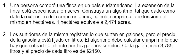 1. Una persona compro una finca en un pais