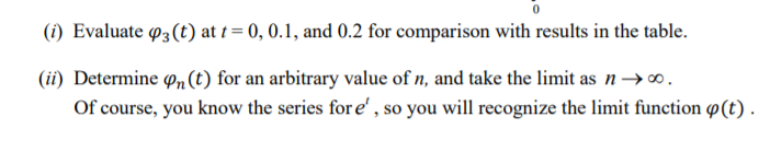 Use the method of successive approximations