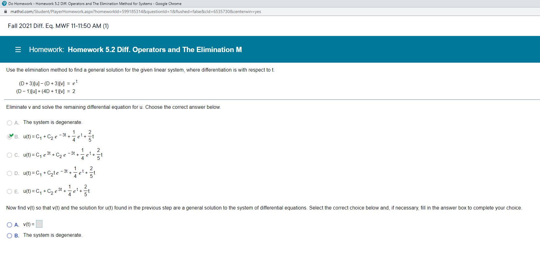 Do Homework - Homework 5.2 Diff. Operators and