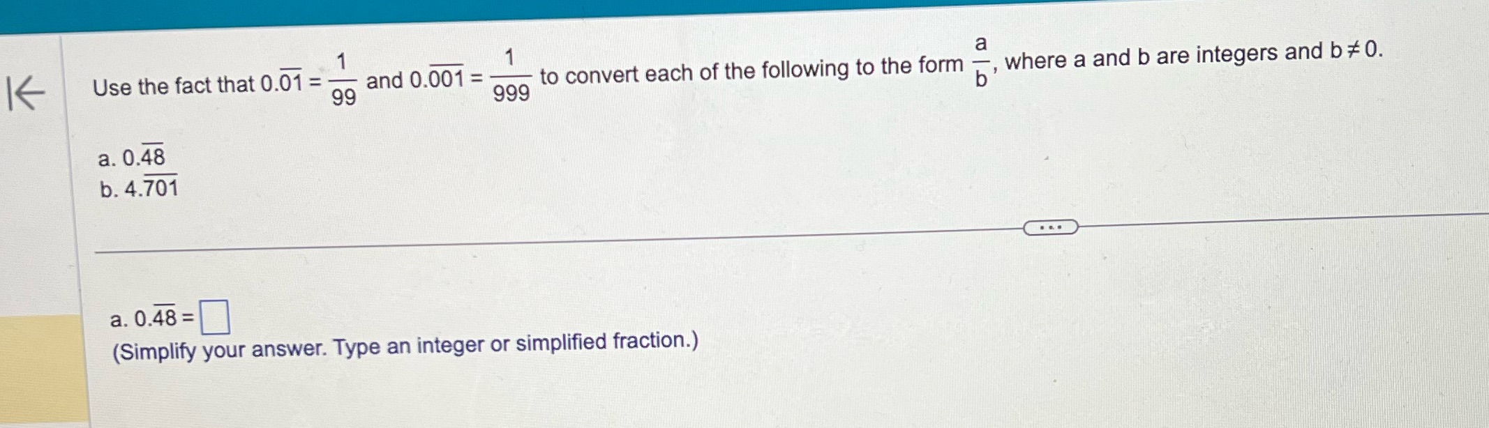 #15 answer to a and b K 1 Use the fact that 0.01