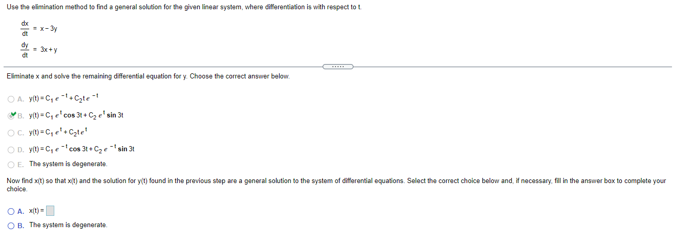 I need help with the second part Use the