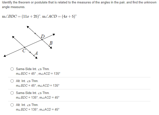 Number 1. Identify the theorem or postulate that