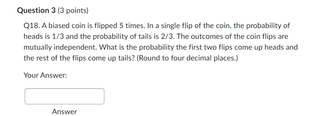 Question 1 (3 points] Q16. Consider a game in