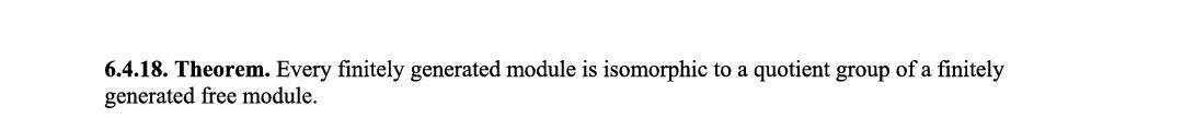 NEED HELP 6.4.18. Theorem. Every finitely