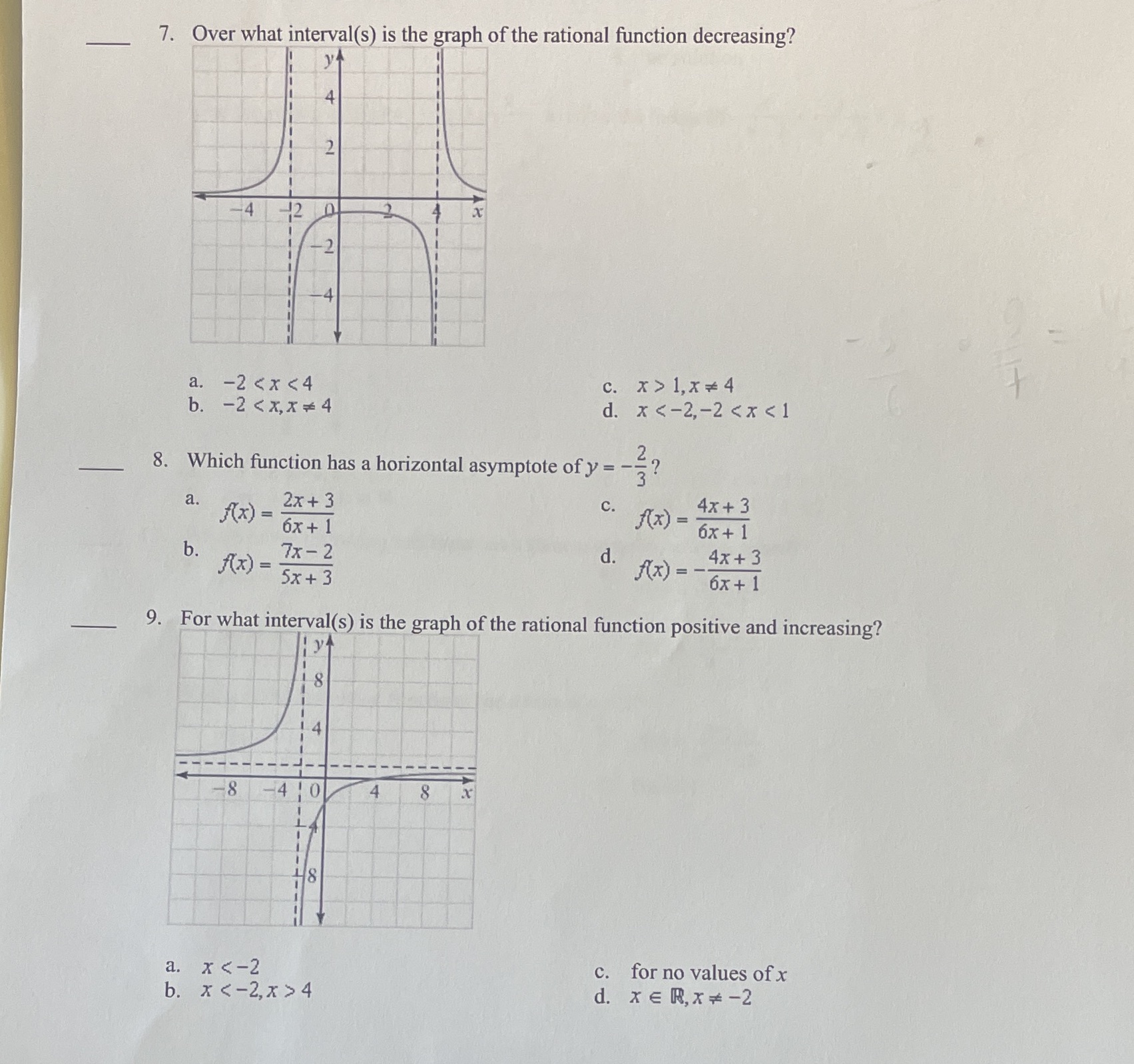 Need step by step explanation 7. Over what