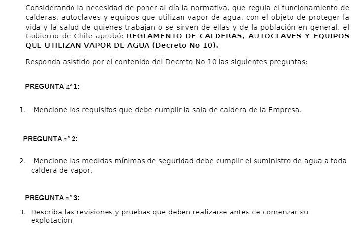 Considerando la necesidad de poner al dia la