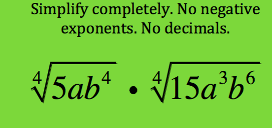 \f\f\fSimplify completely. No negative exponents.