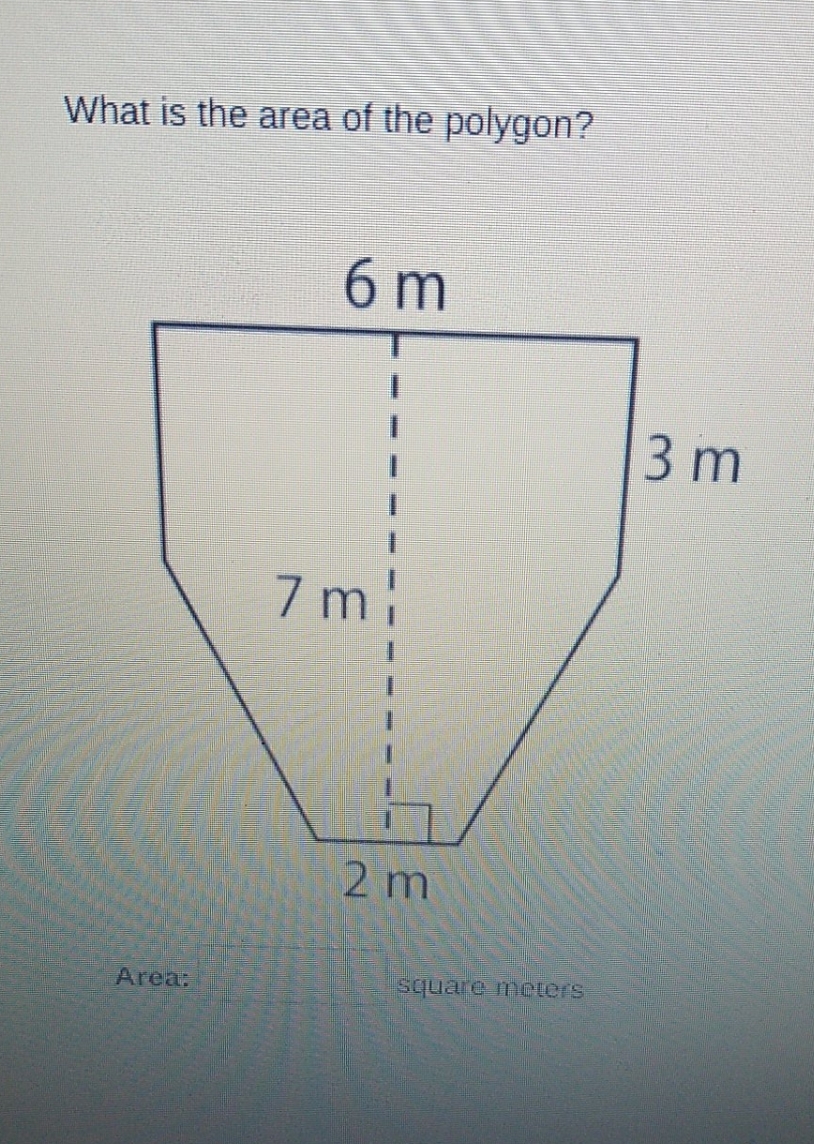 the bottom is not a triangle. please help me to